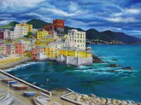 Veduta di Boccadasse  Olio su tela - 40 x 50